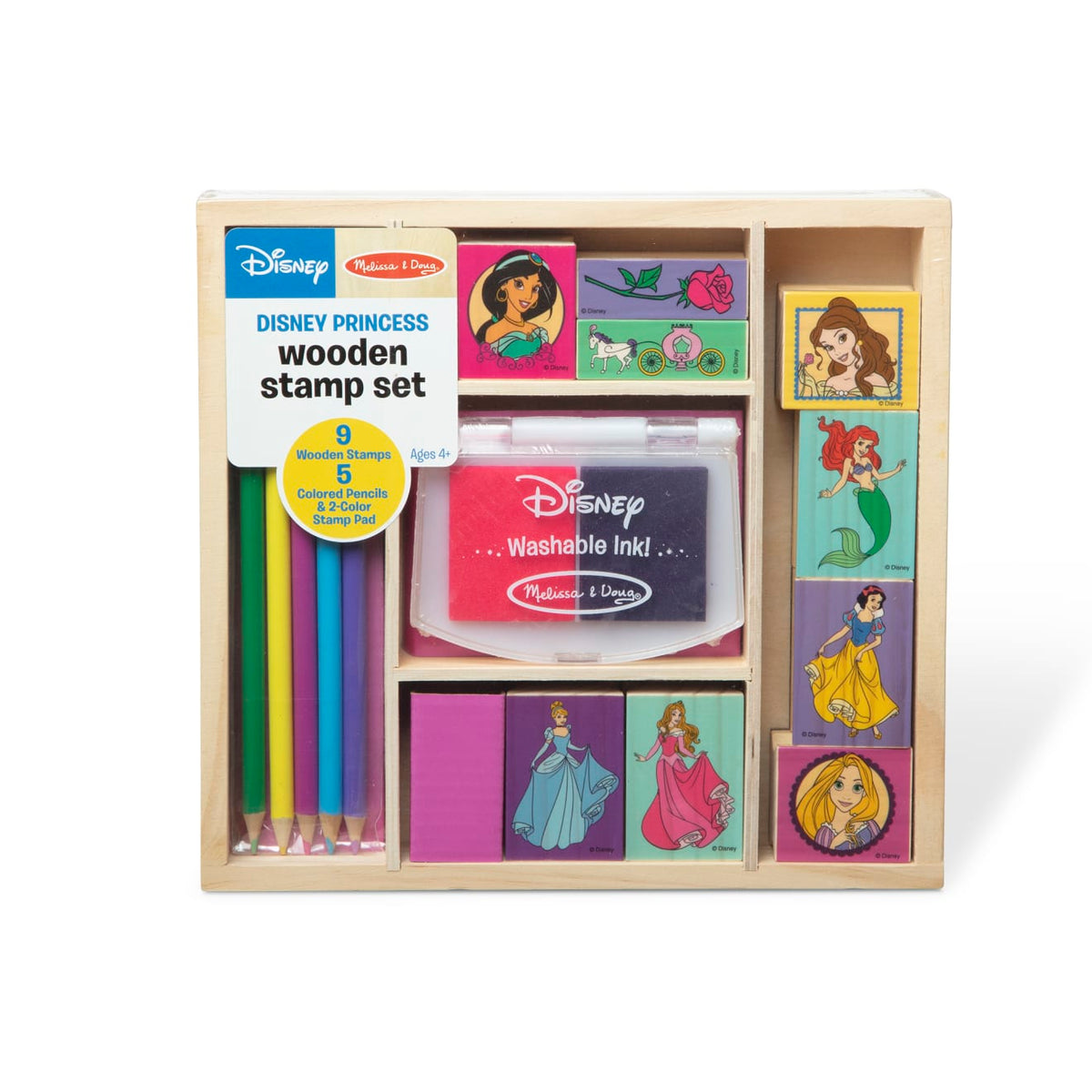 Disney Princess Wooden Stamp Set