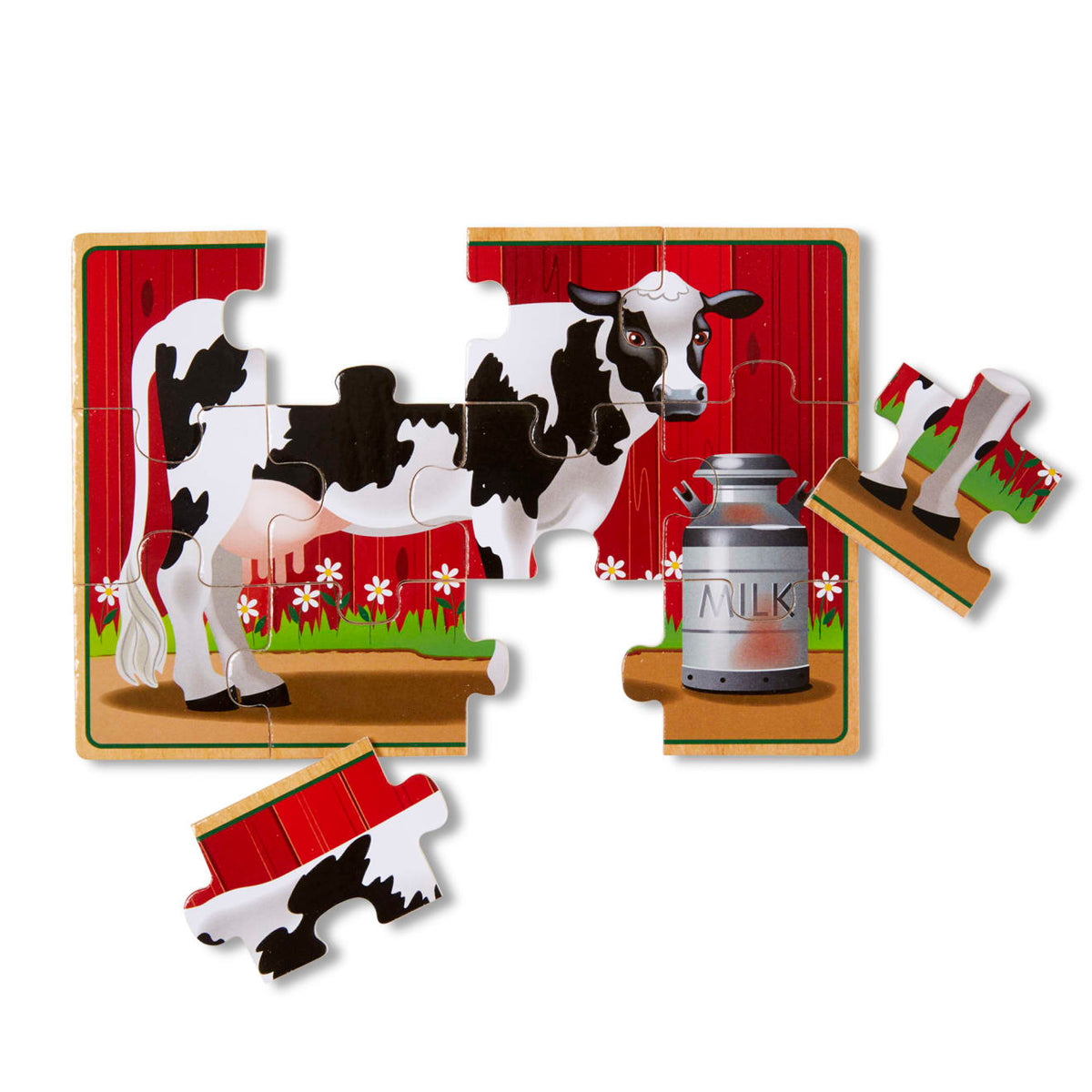 Farm Animals Jigsaw Puzzles in a Box