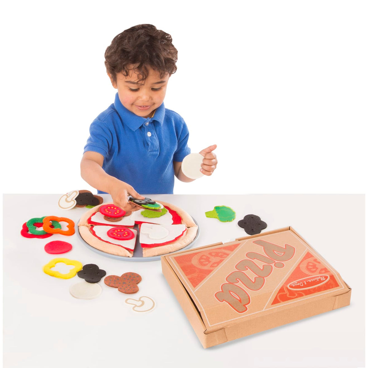 Felt Play Food - Pizza Set