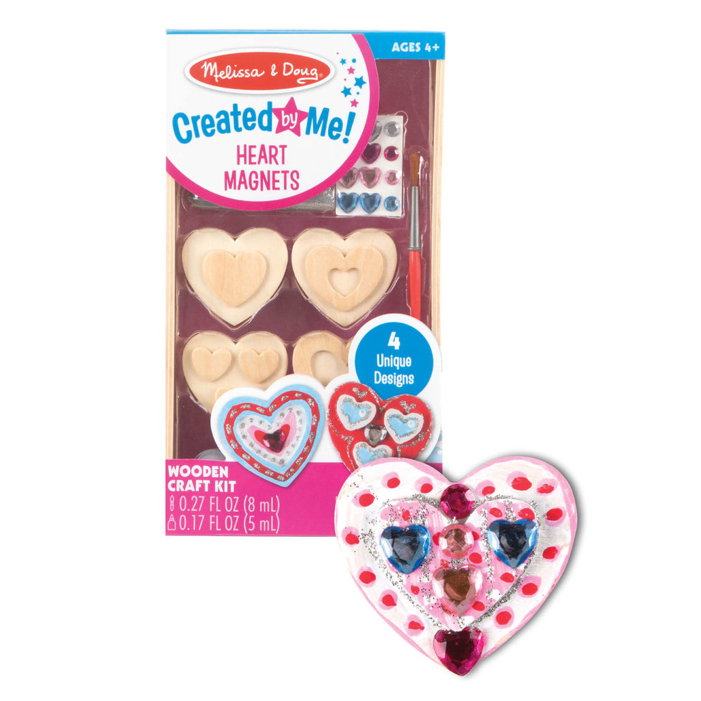 Created by Me! Heart Magnets Wooden Craft Kit
