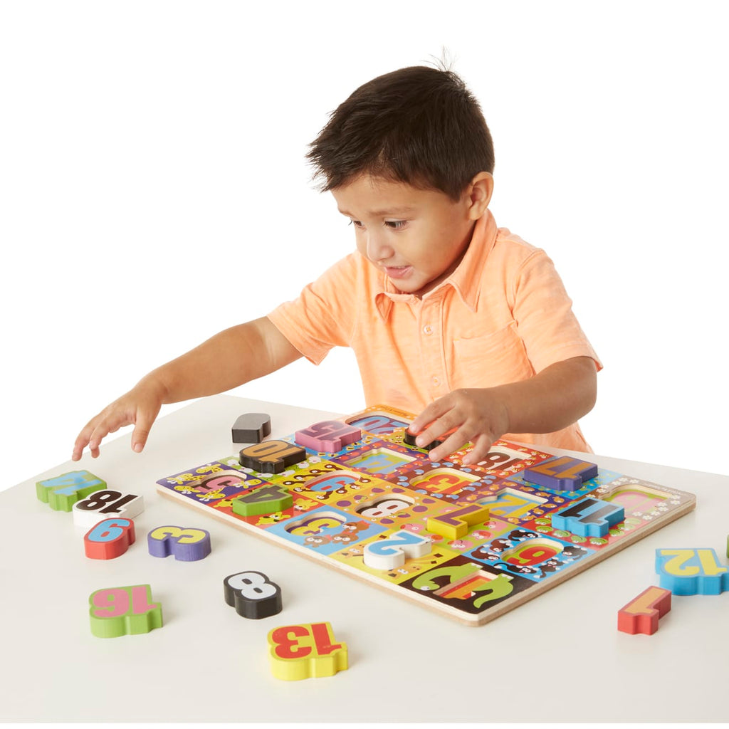 Jumbo Numbers Chunky Puzzle