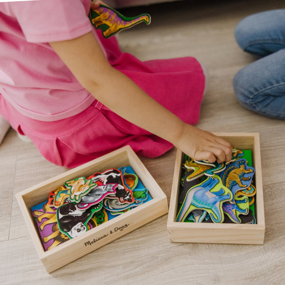 Wooden Magnets Bundle - Animals and Dinosaurs