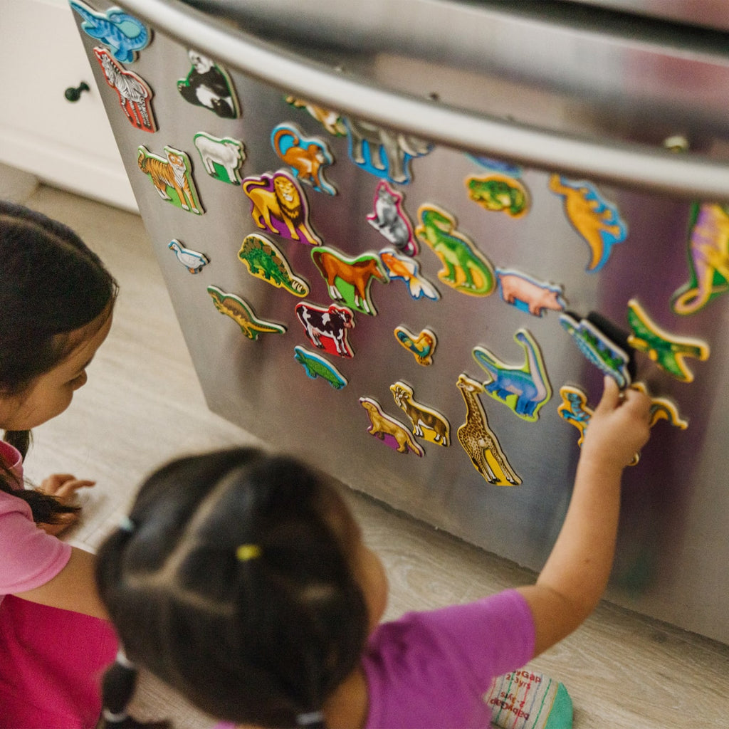 Wooden Magnets Bundle - Animals and Dinosaurs