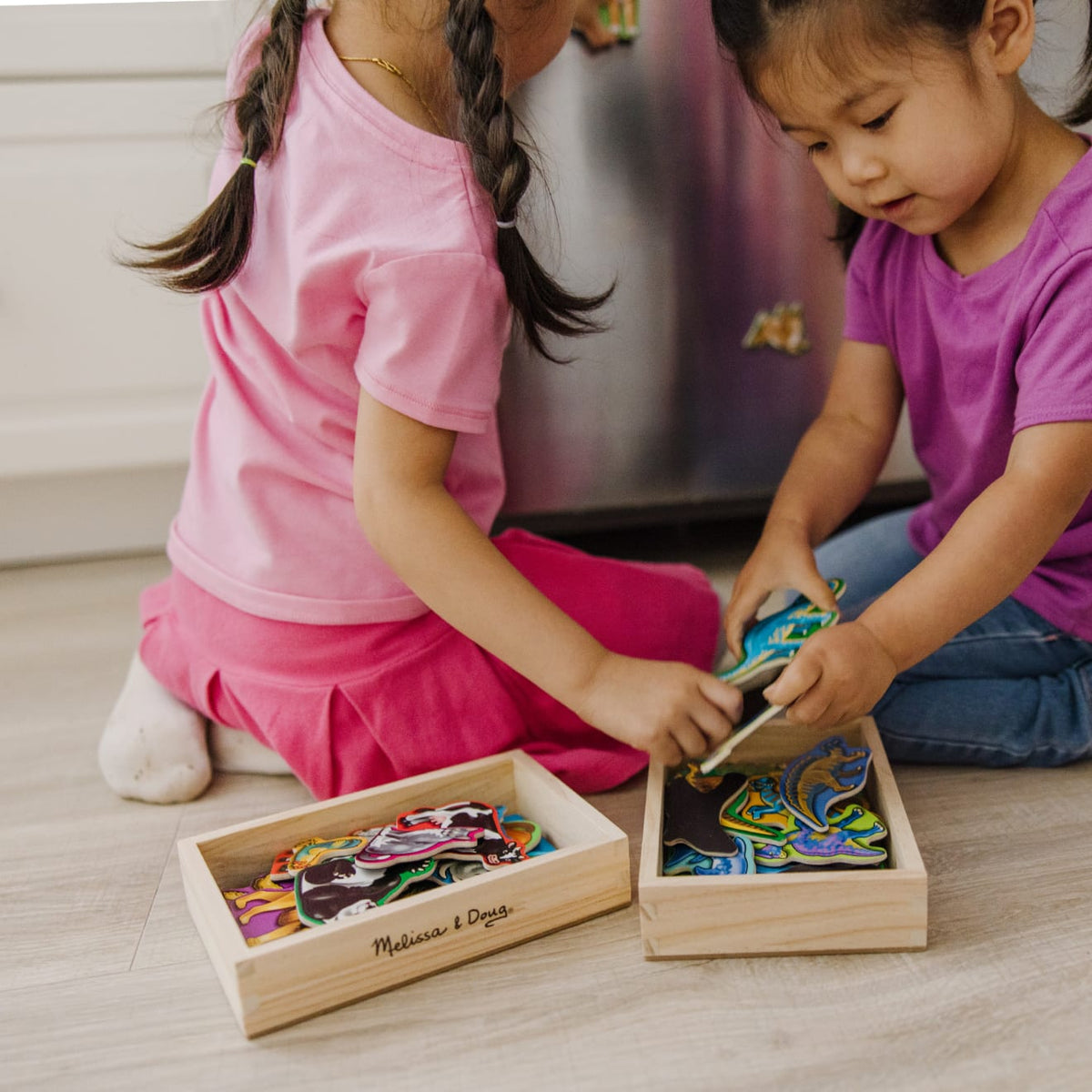 Wooden Magnets Bundle - Animals and Dinosaurs