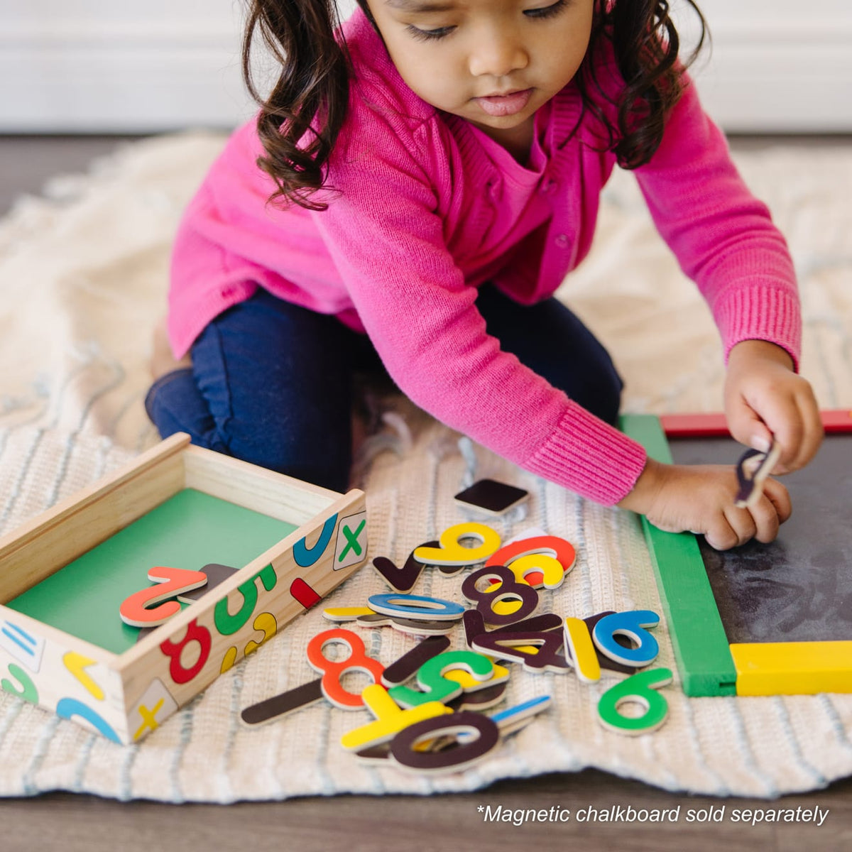 Magnetic Wooden Numbers