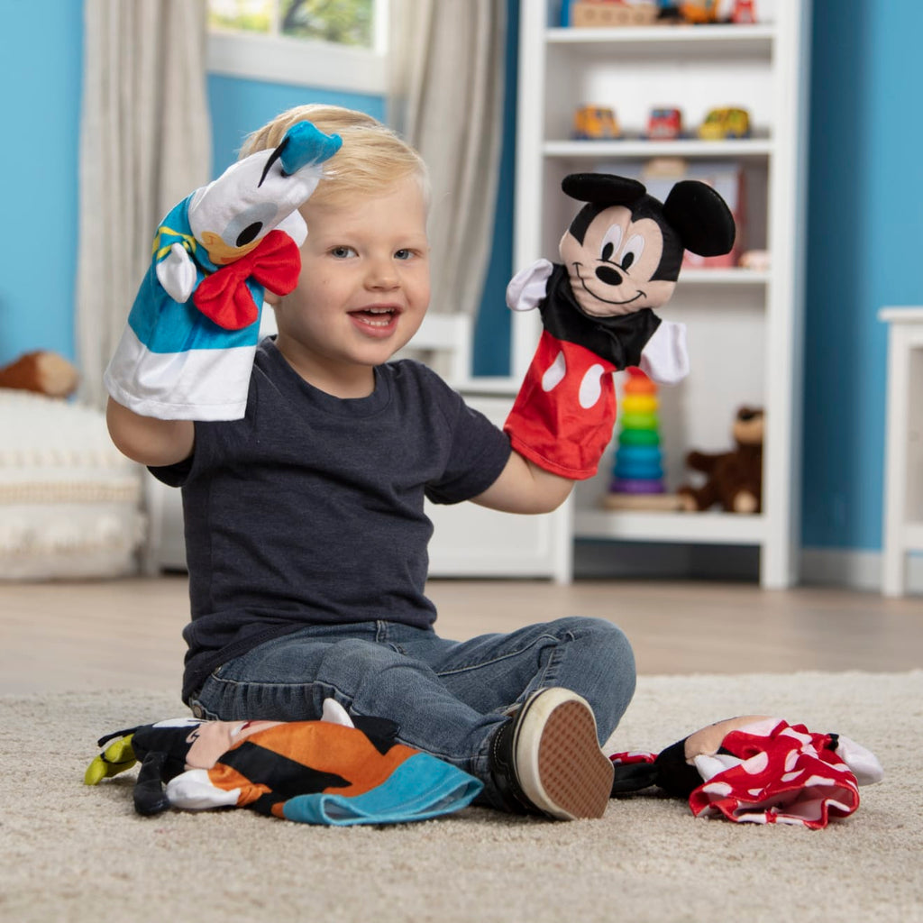 Disney Mickey Mouse & Friends Soft & Cuddly Hand Puppets
