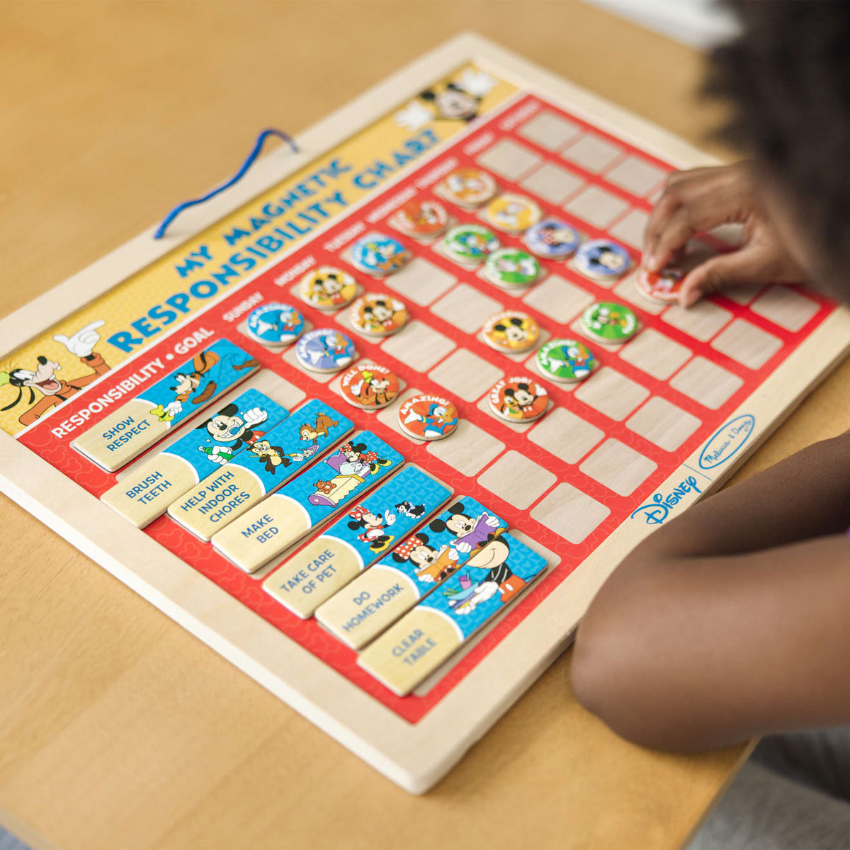 Mickey Mouse My Magnetic Responsibility Chart