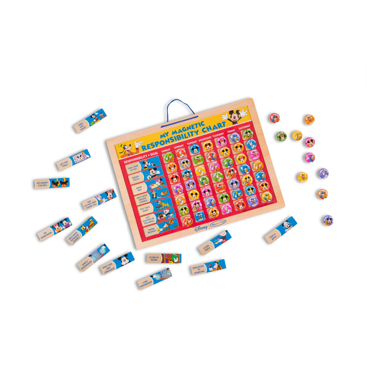 Mickey Mouse My Magnetic Responsibility Chart