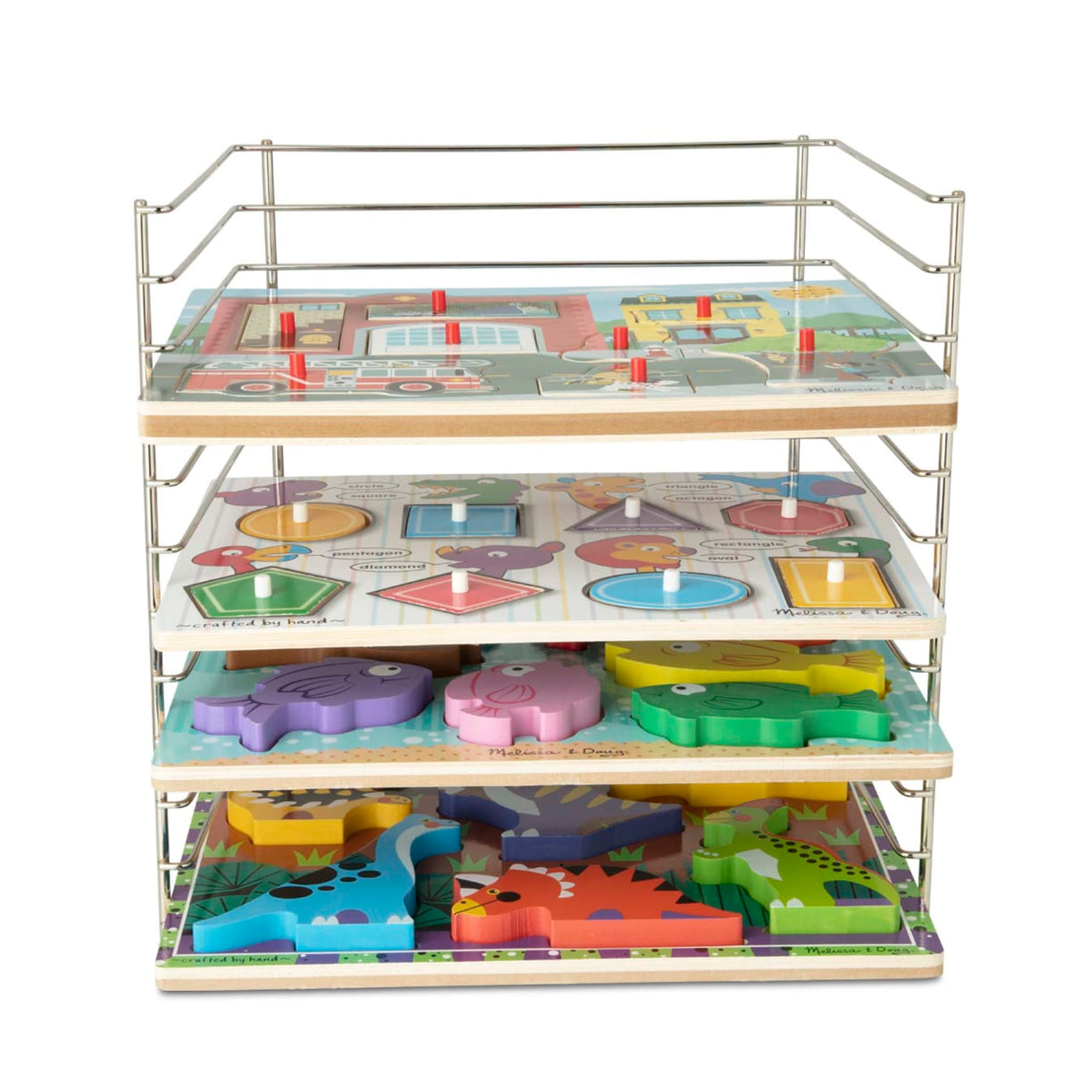 Multi-Fit Wire Puzzle Rack