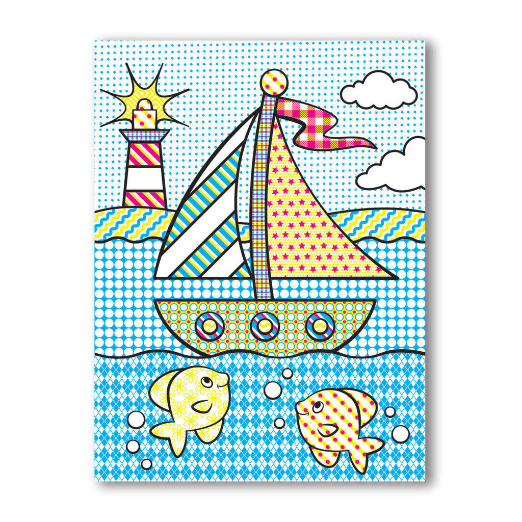 My First Paint With Water Kids' Art Pad With Paintbrush - Pirates, Space, Construction, and More