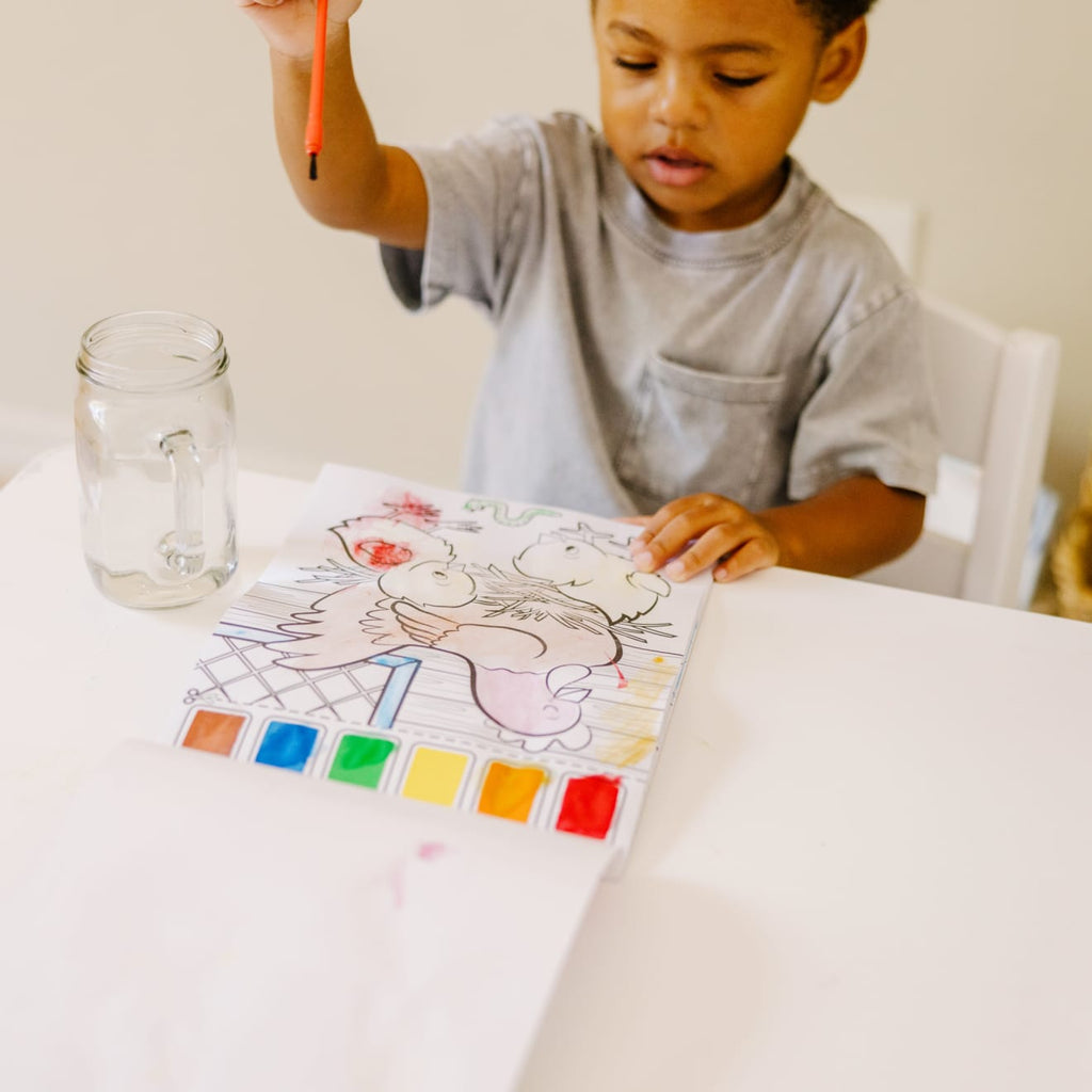 Farm Animals Paint with Water Kids' Art Pad