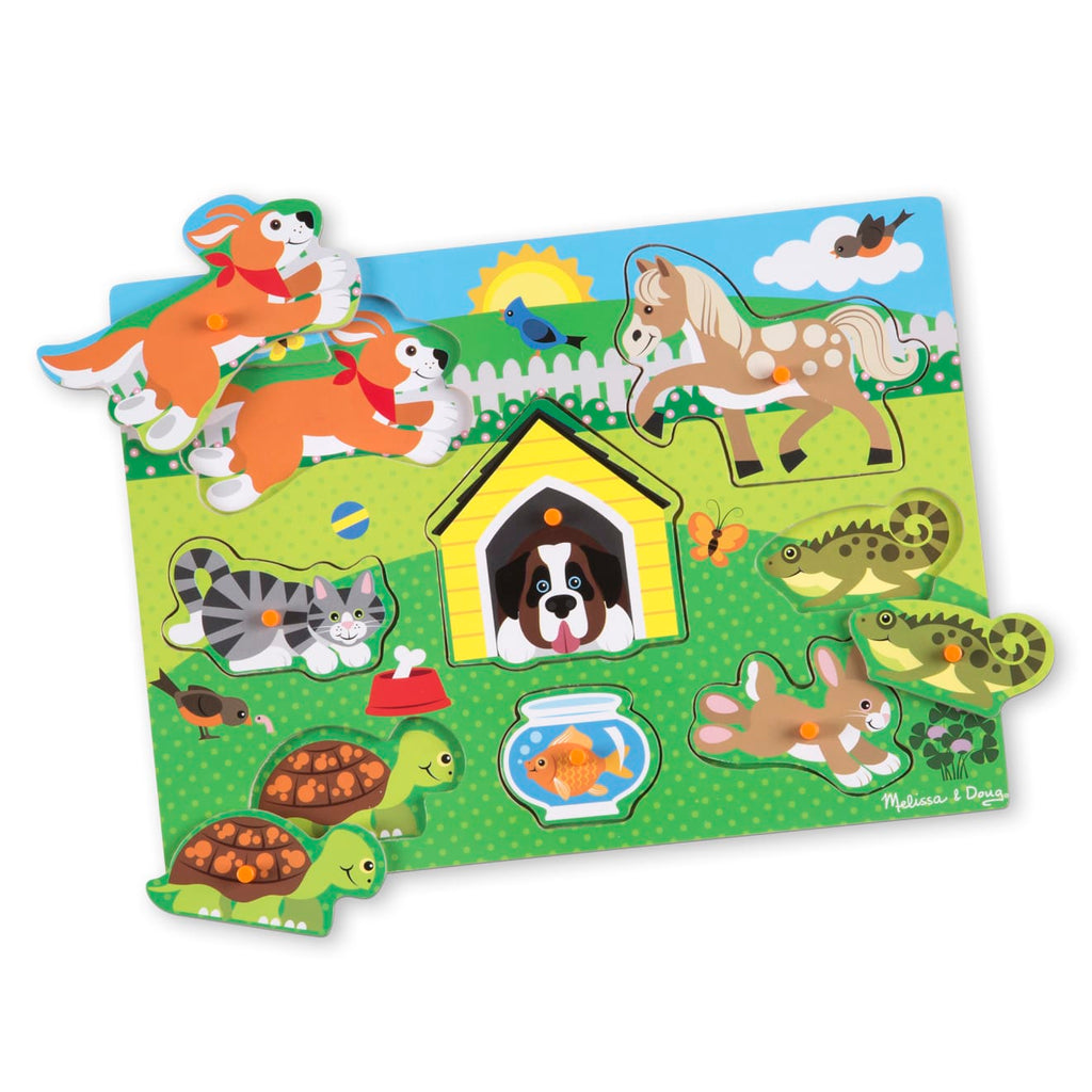 Pets Peg Puzzle - 8 Pieces