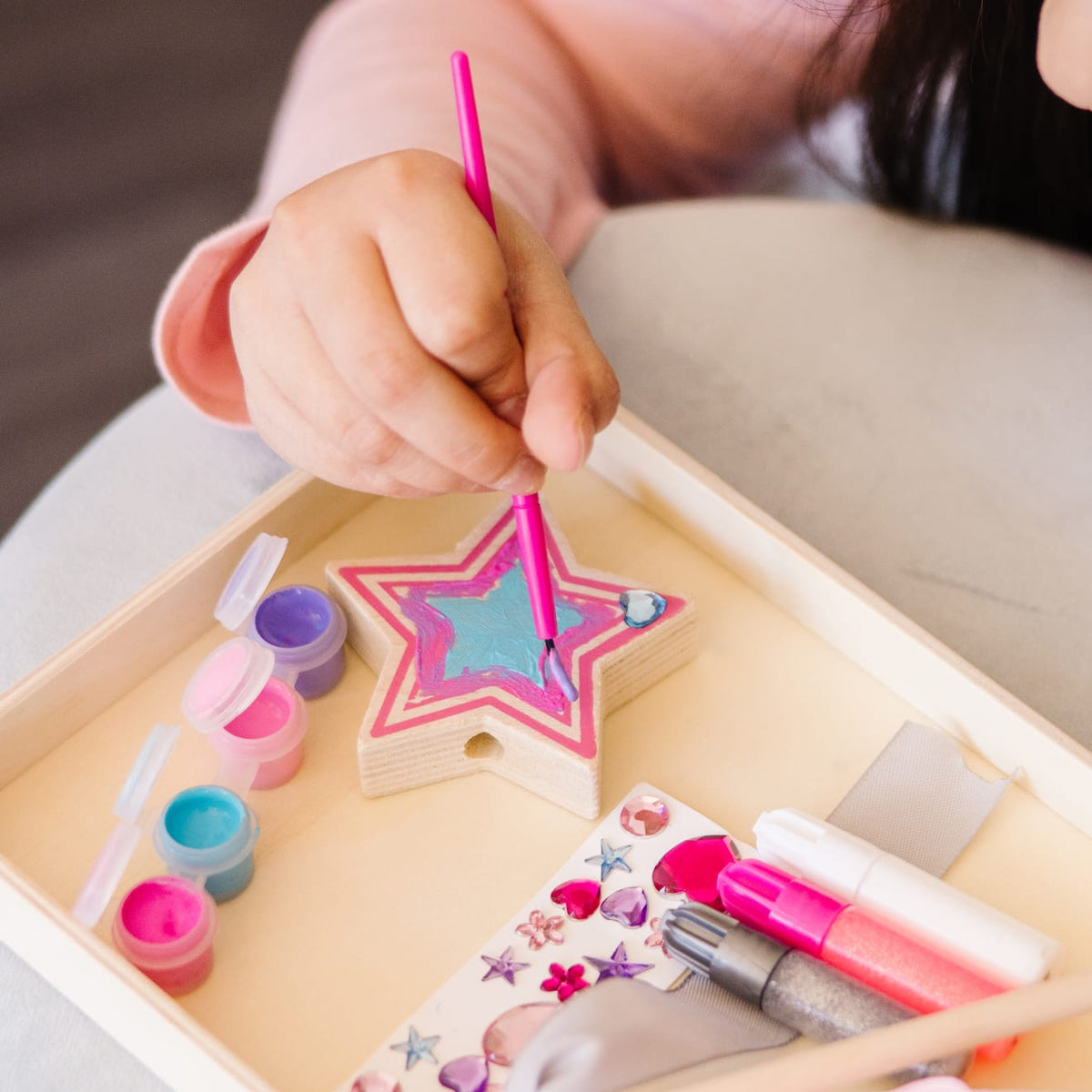 Decorate-Your-Own Wooden Princess Wand