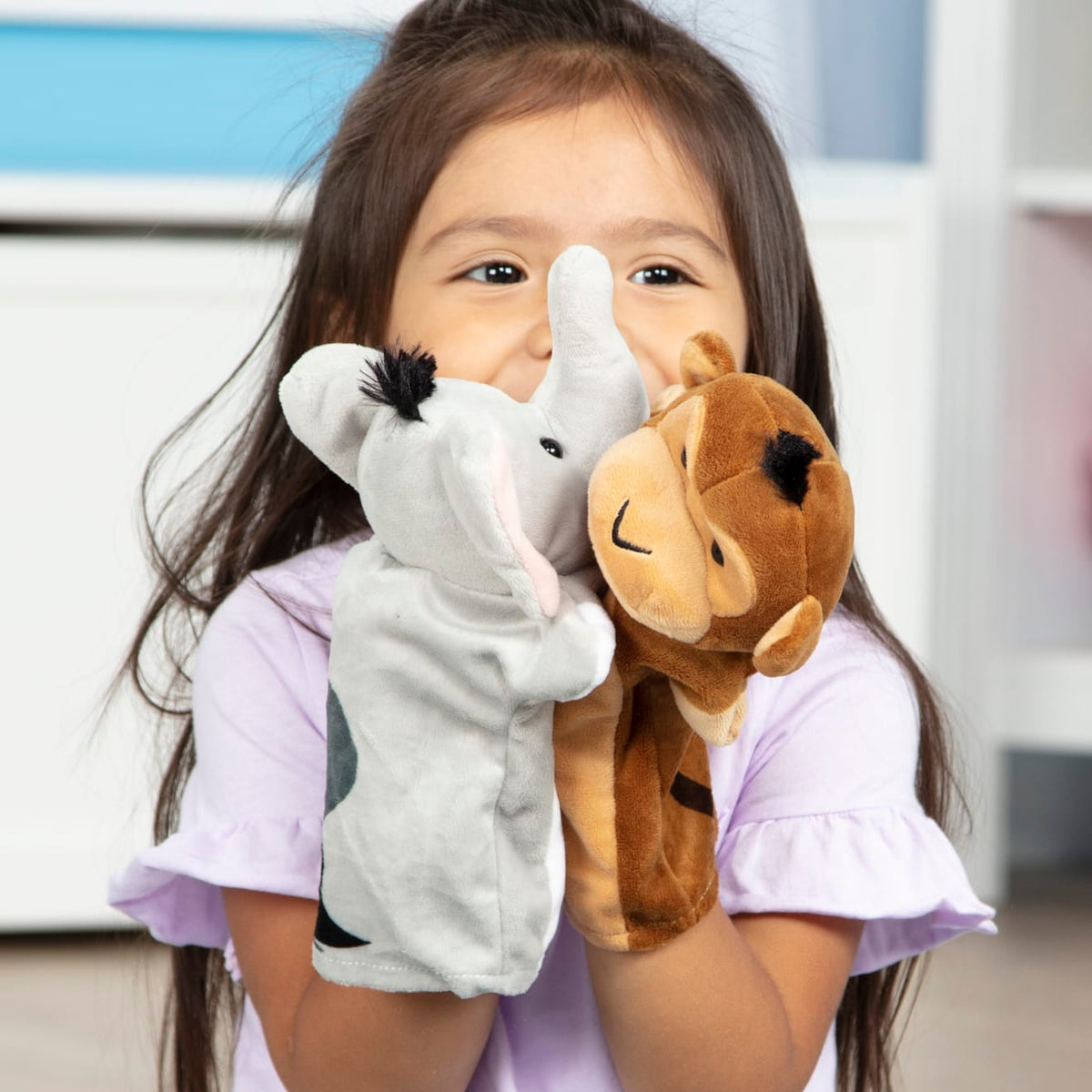 Safari Buddies Hand Puppets