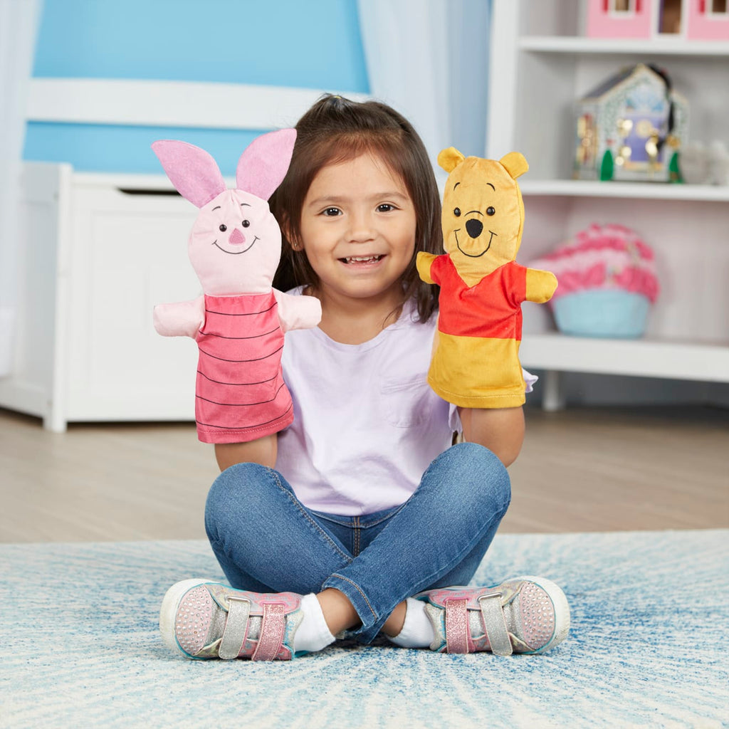 Disney Winnie the Pooh Soft & Cuddly Hand Puppets