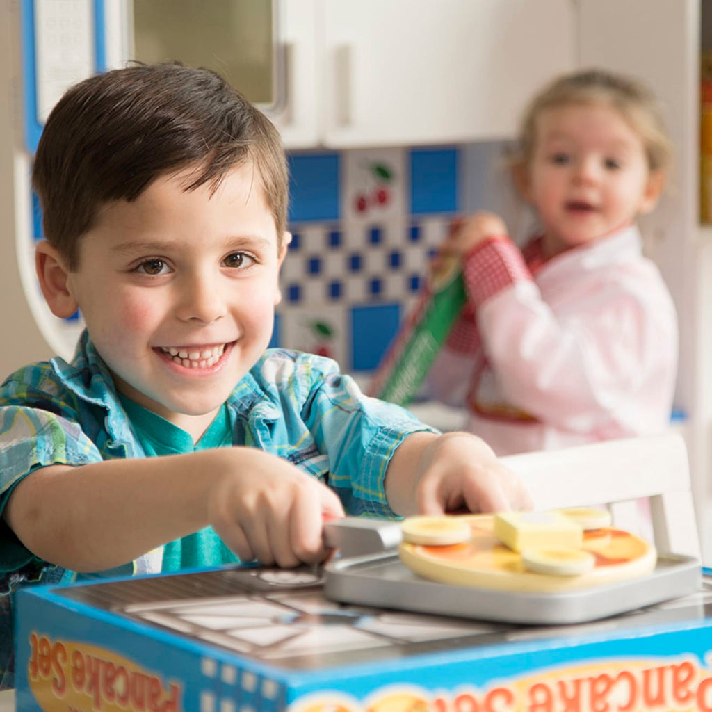 Flip & Serve Pancake Set - Wooden Play Food