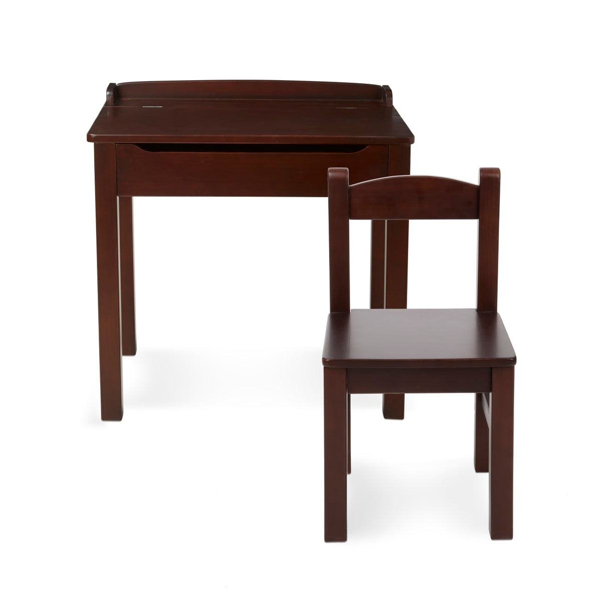 Child's Lift-Top Desk & Chair - Espresso