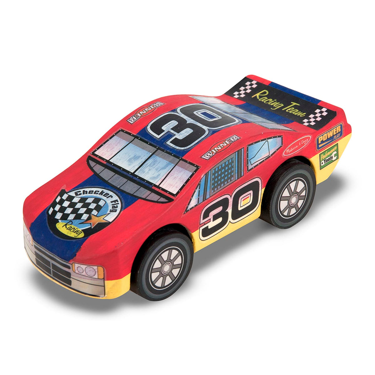Decorate-Your-Own Wooden Race Car