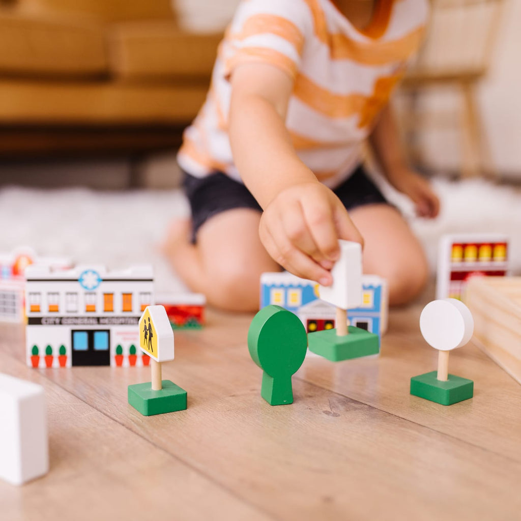 Wooden Town Play Set