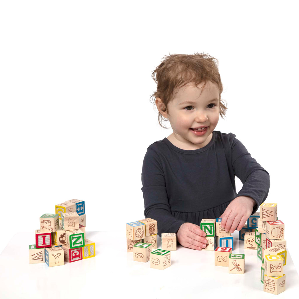 Wooden ABC/123 Blocks