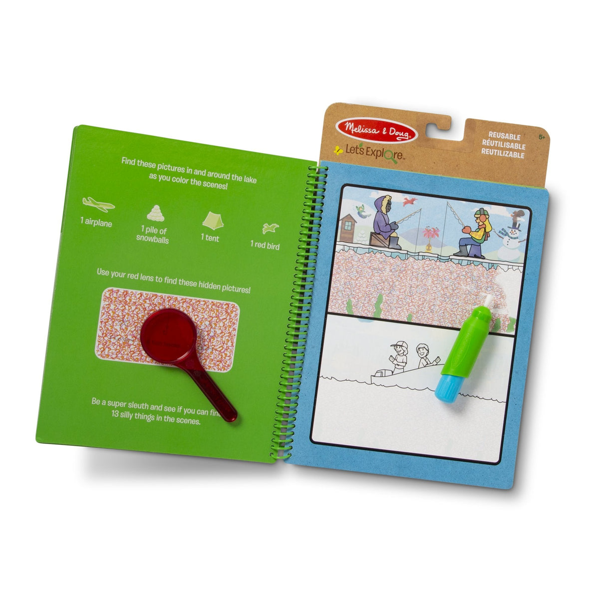 Let’s Explore Water Wow! Outdoor Adventure Deluxe Water-Reveal Pad
