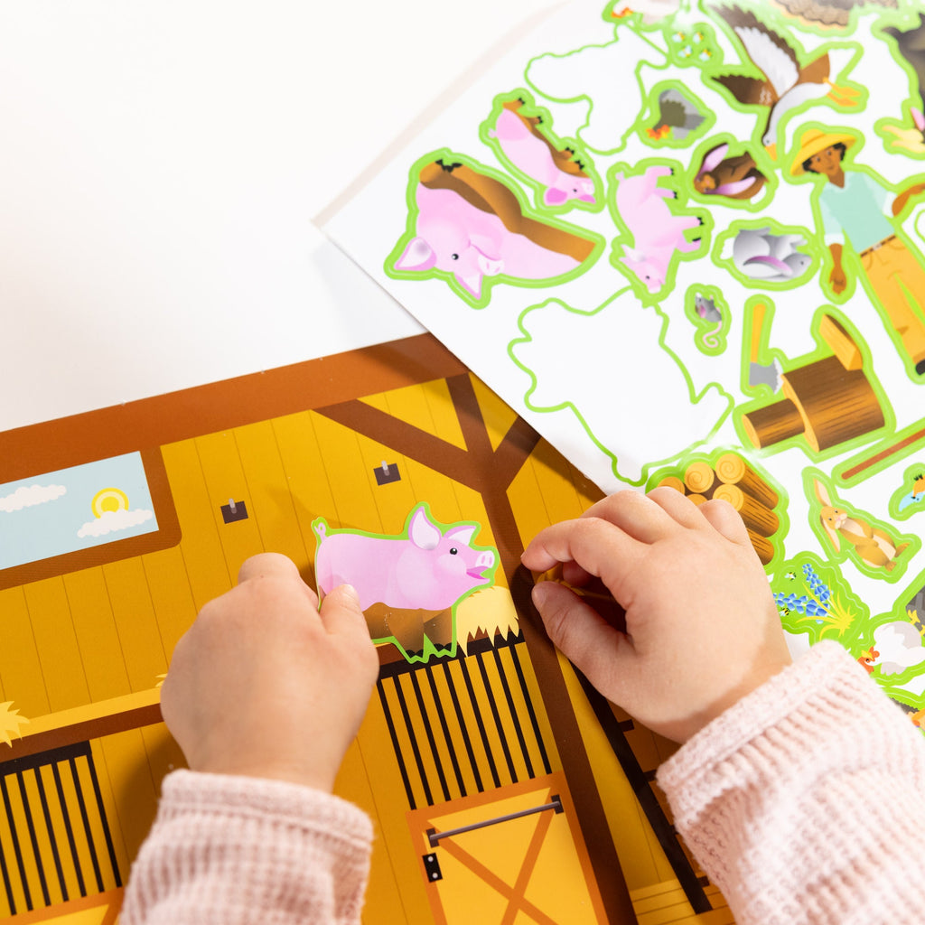 Reusable Sticker Pad - Farm