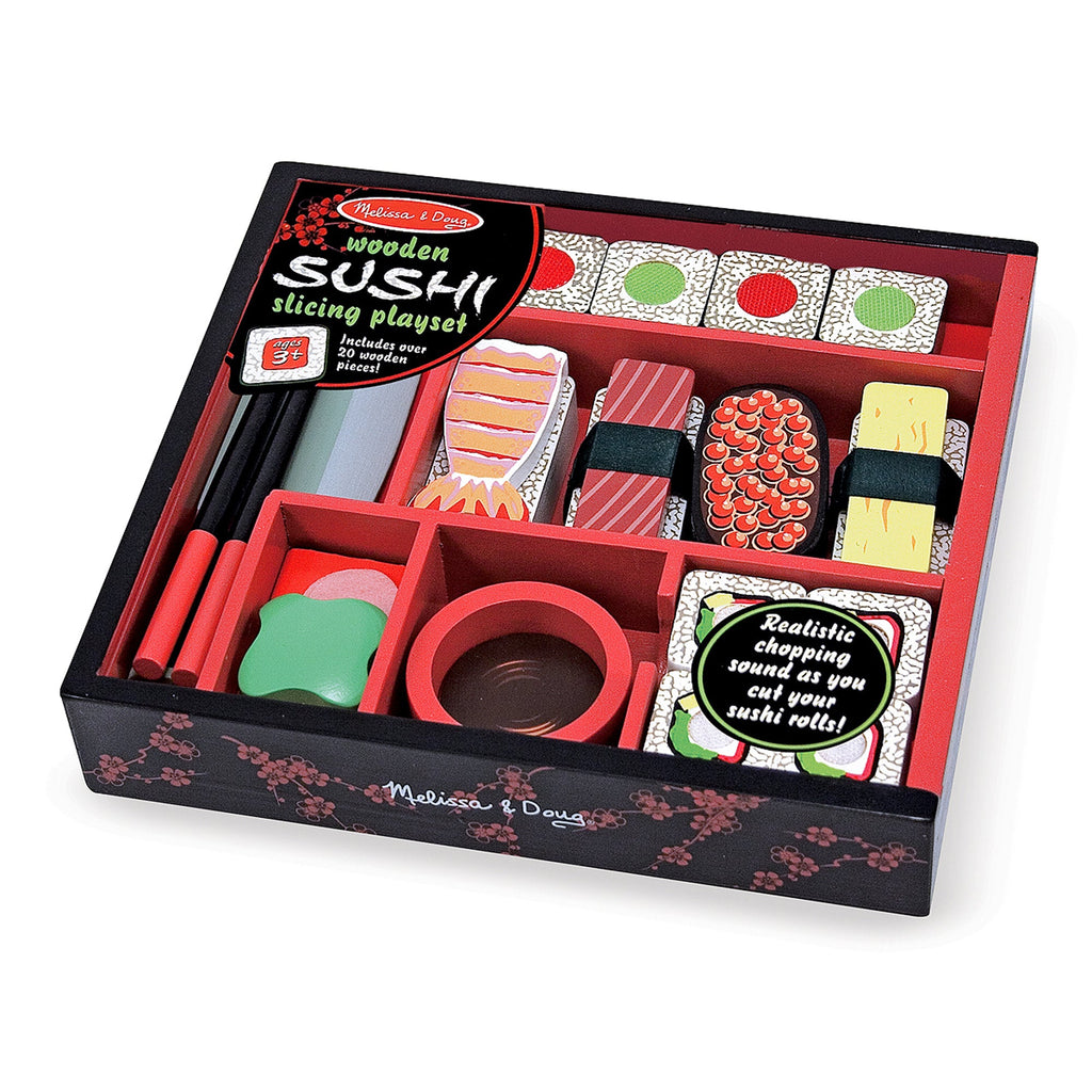 Wooden Sushi Slicing Play Set