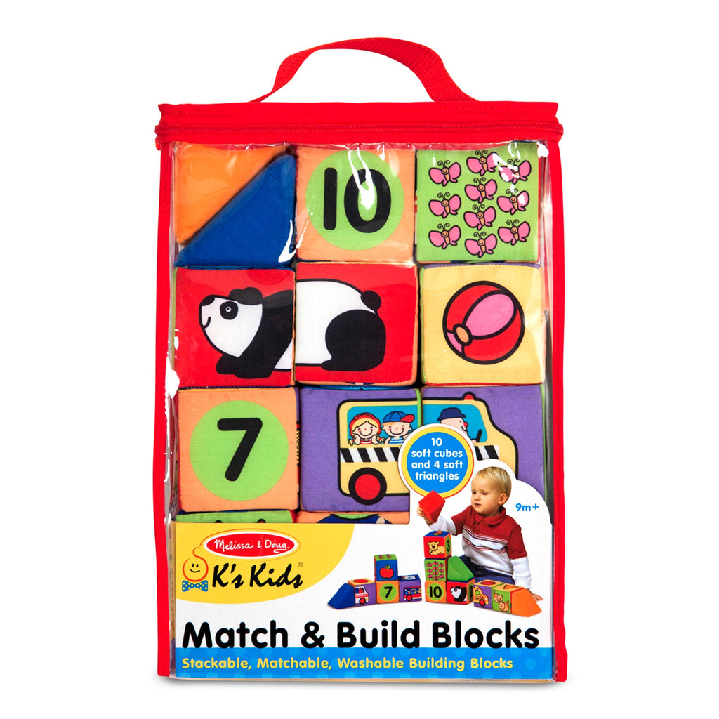 K's Kids Match and Build Soft Blocks