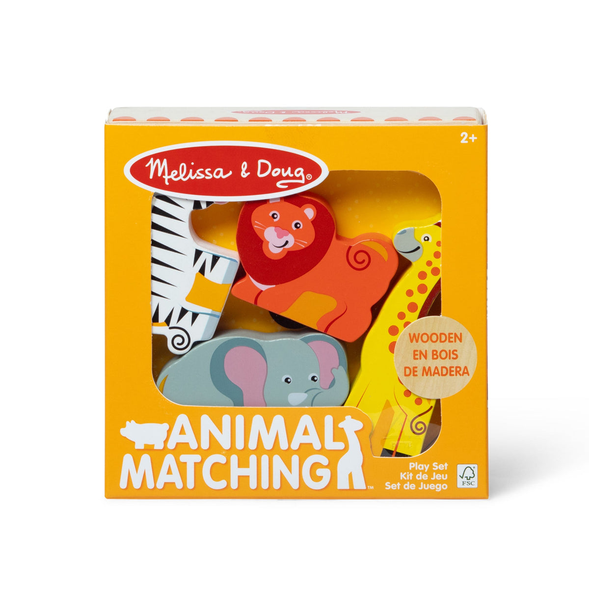 Wooden Animal Matching - Safari