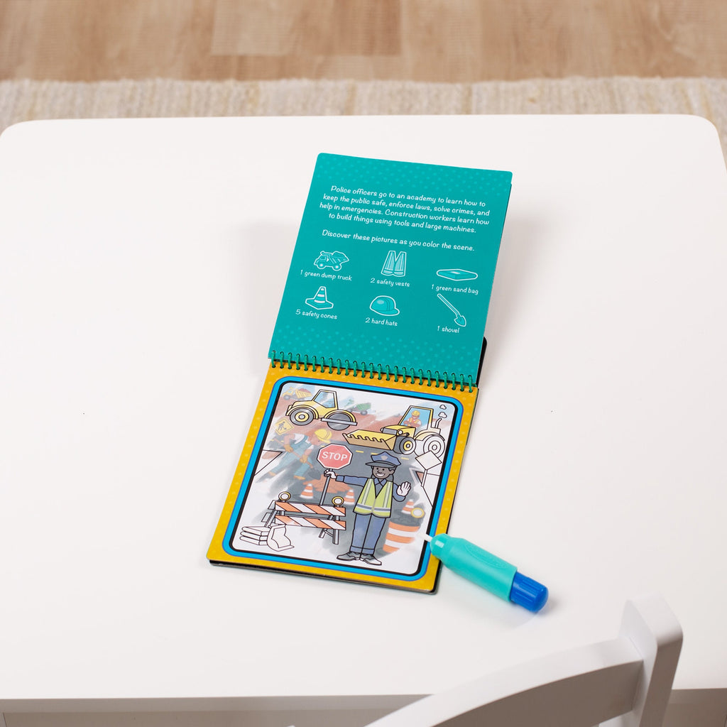 Water Wow! Occupations - Water Reveal Pad On the Go Travel Activity
