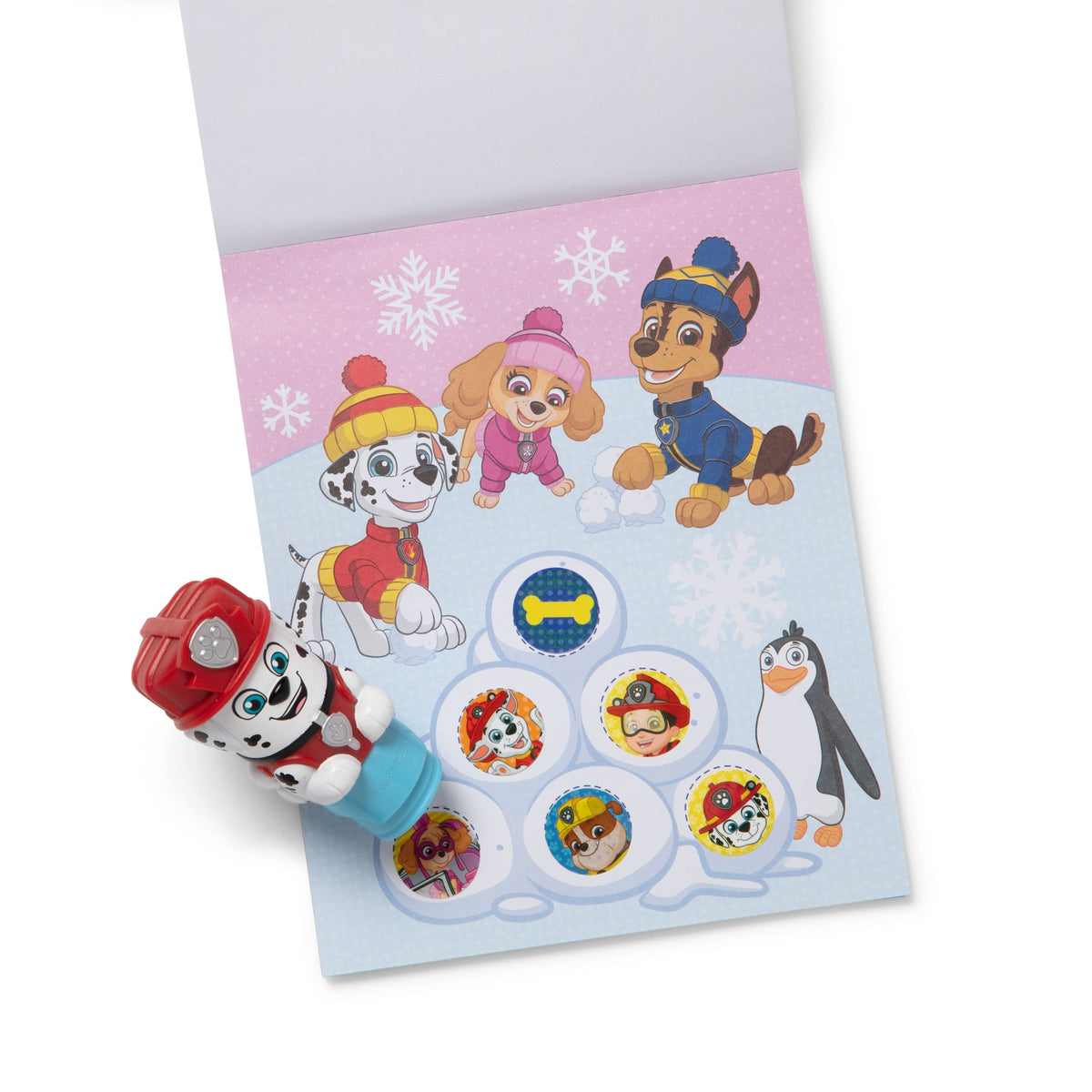 Sticker WOW!™ PAW Patrol Marshall Bundle: Activity Pad & Sticker Stamper + Mini Activity Pad and 200 Refill Stickers