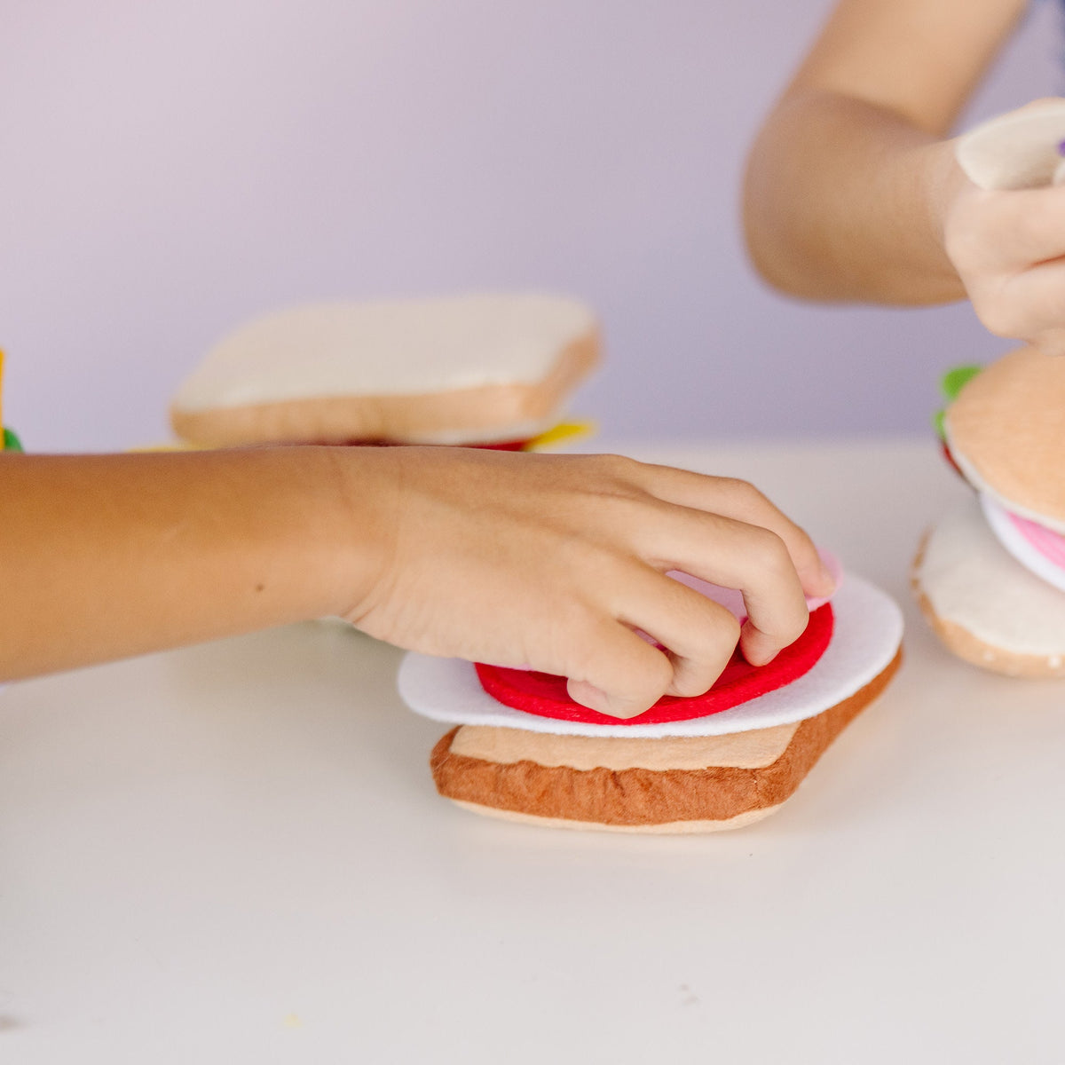Felt Food Sandwich Play Set