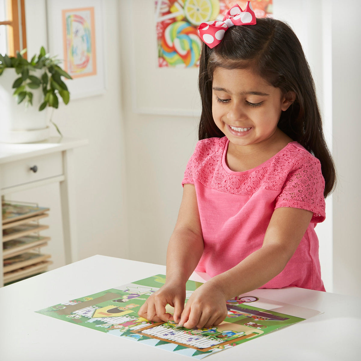 Reusable Sticker Pad - Play House!