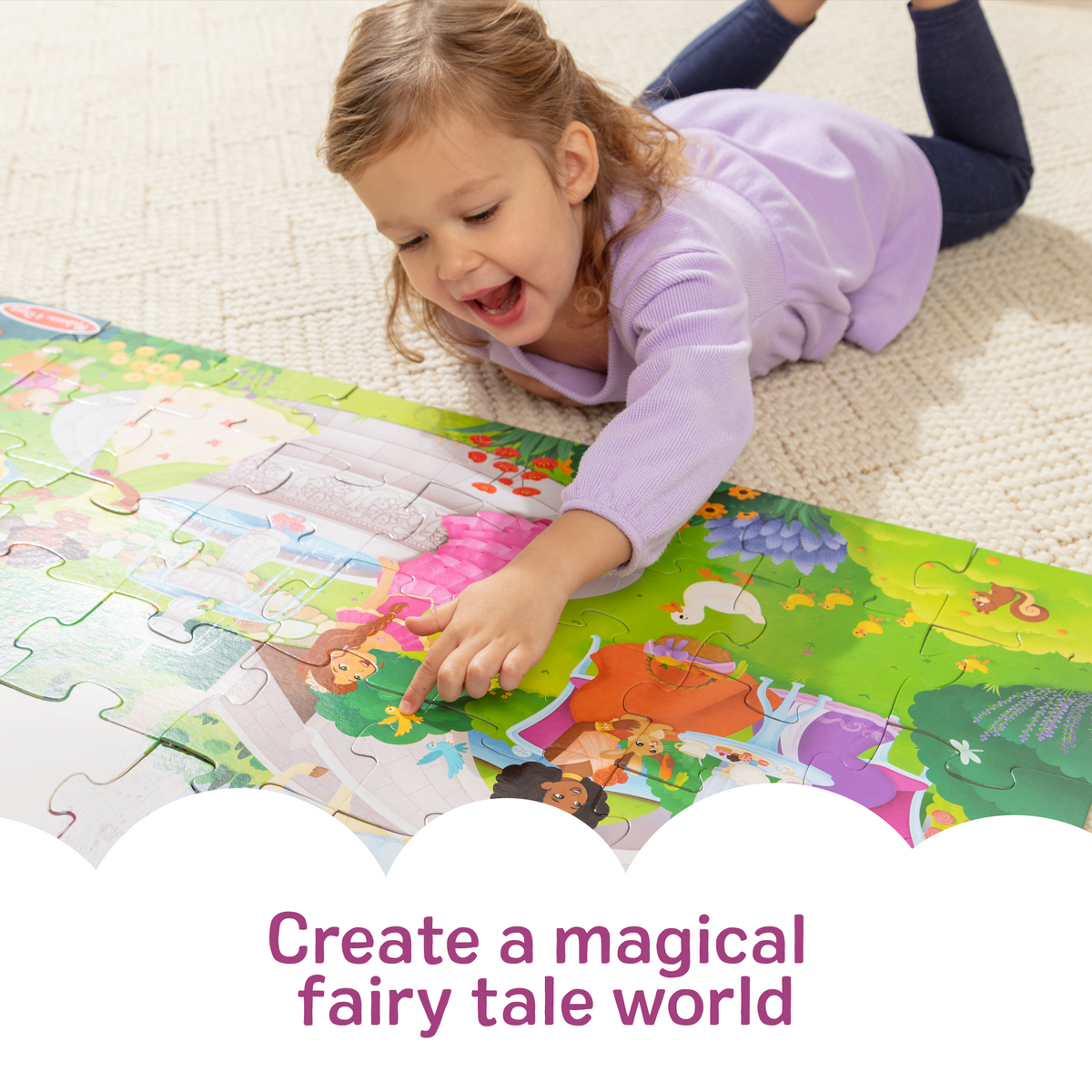 Fairy Tale Castle Floor Puzzle - 48 Pieces