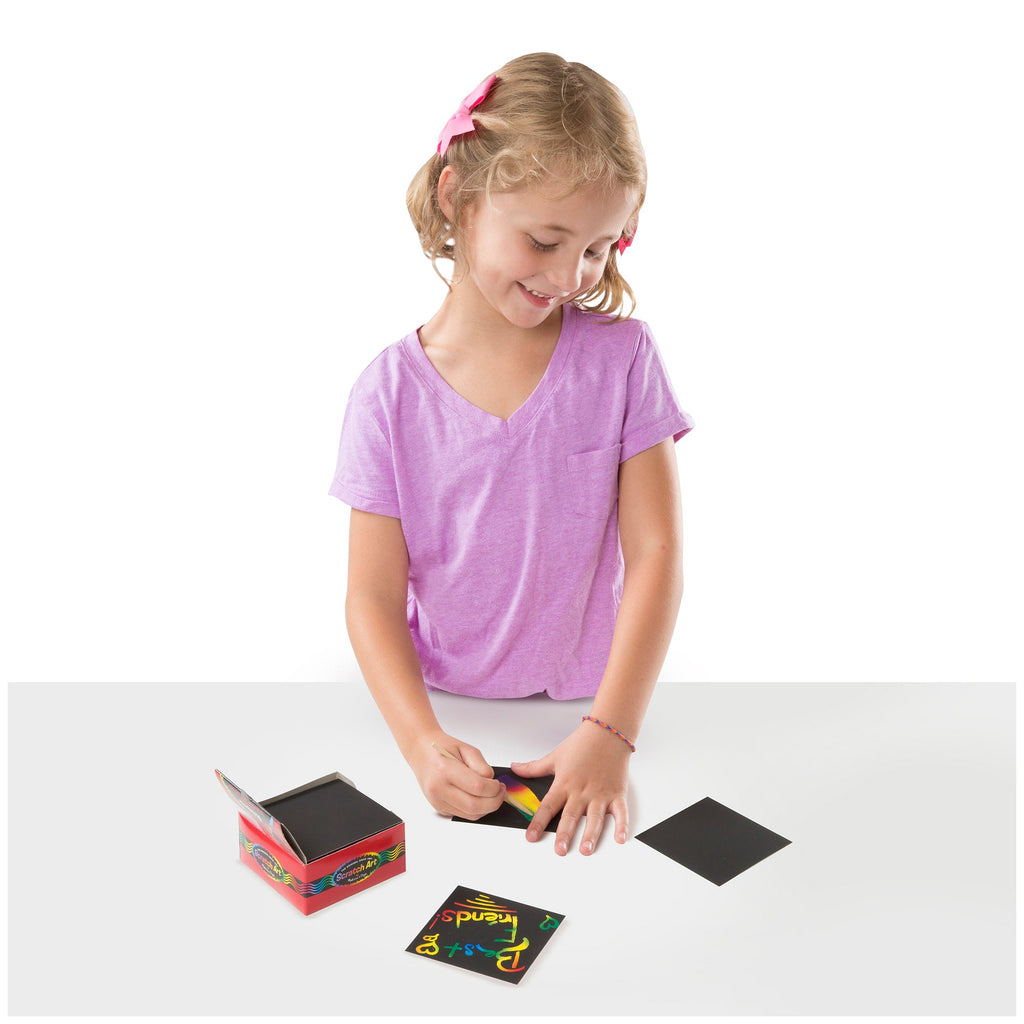 Scratch Art Rainbow Mini Notes _Box of 125