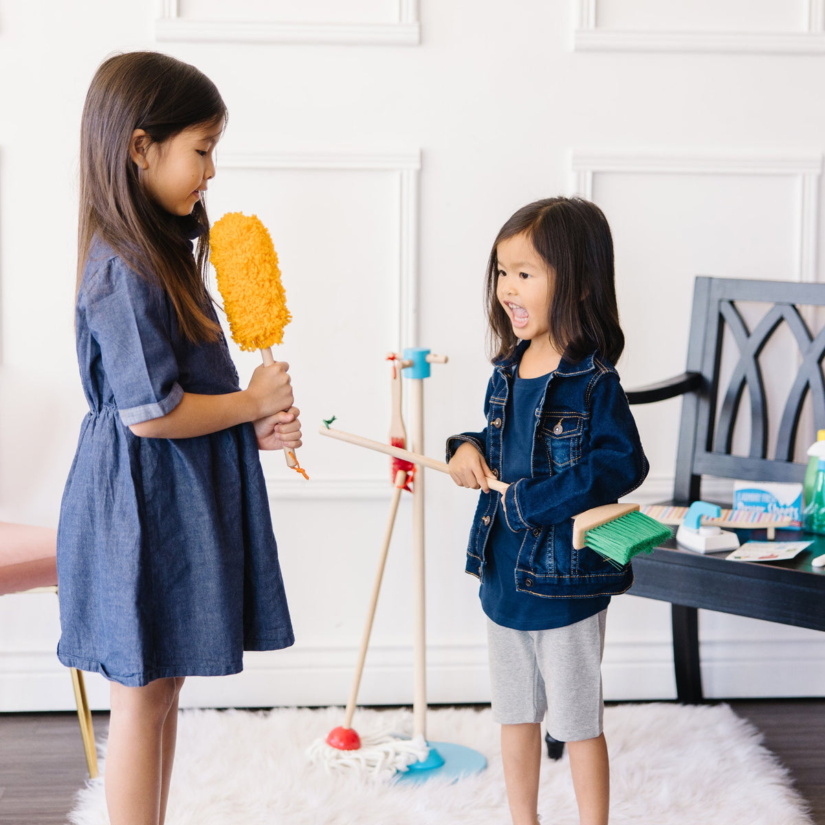 Deluxe Cleaning & Laundry Play Set