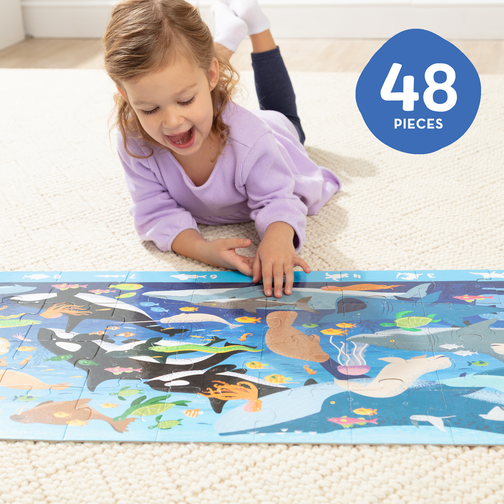 Search & Find Beneath the Waves Floor Puzzle - 48 Pieces