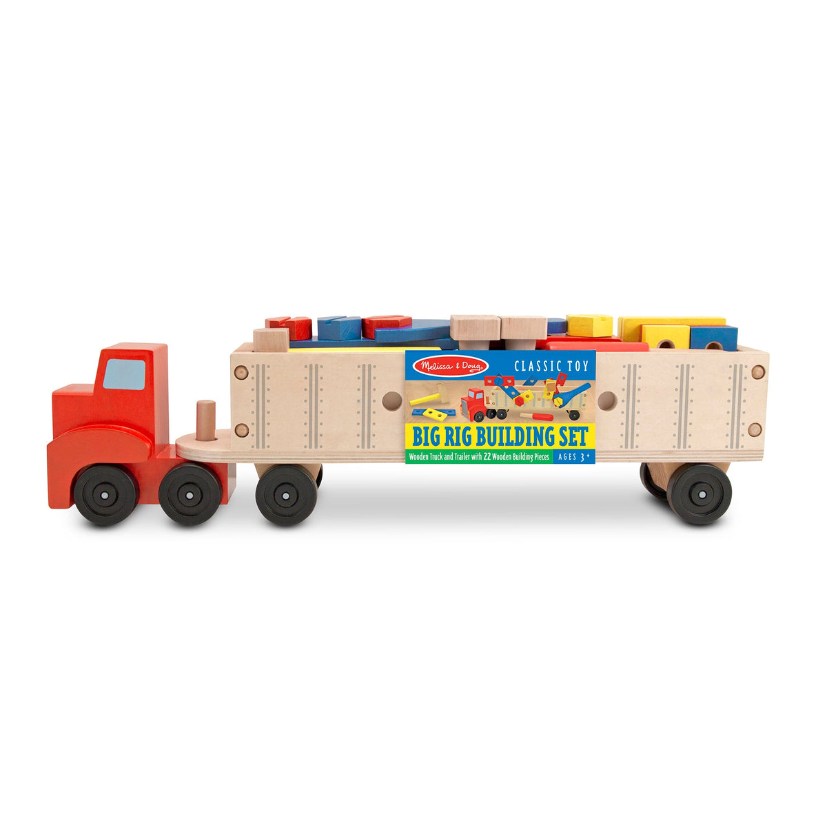 Wooden Big Rig Building Set