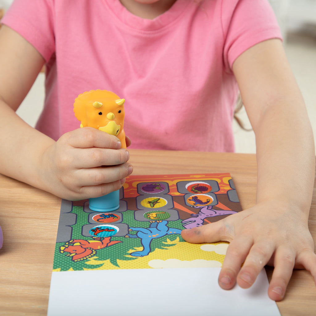 Sticker WOW!™ Activity Pad & Sticker Stamper Value Pack - Dinosaur