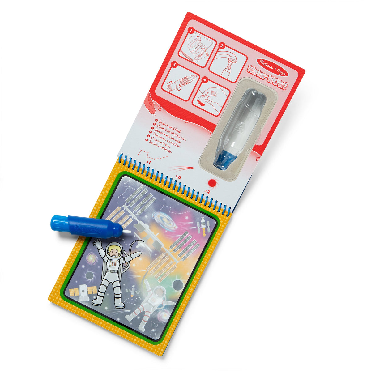 Water Wow! Space Water-Reveal Pad – On the Go Travel Activity