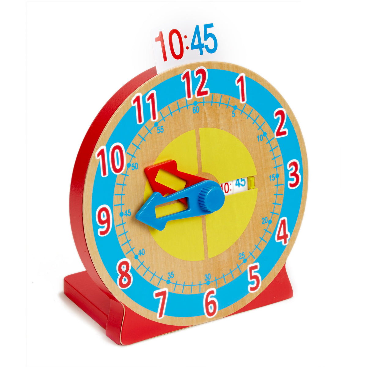 Turn & Tell Wooden Clock