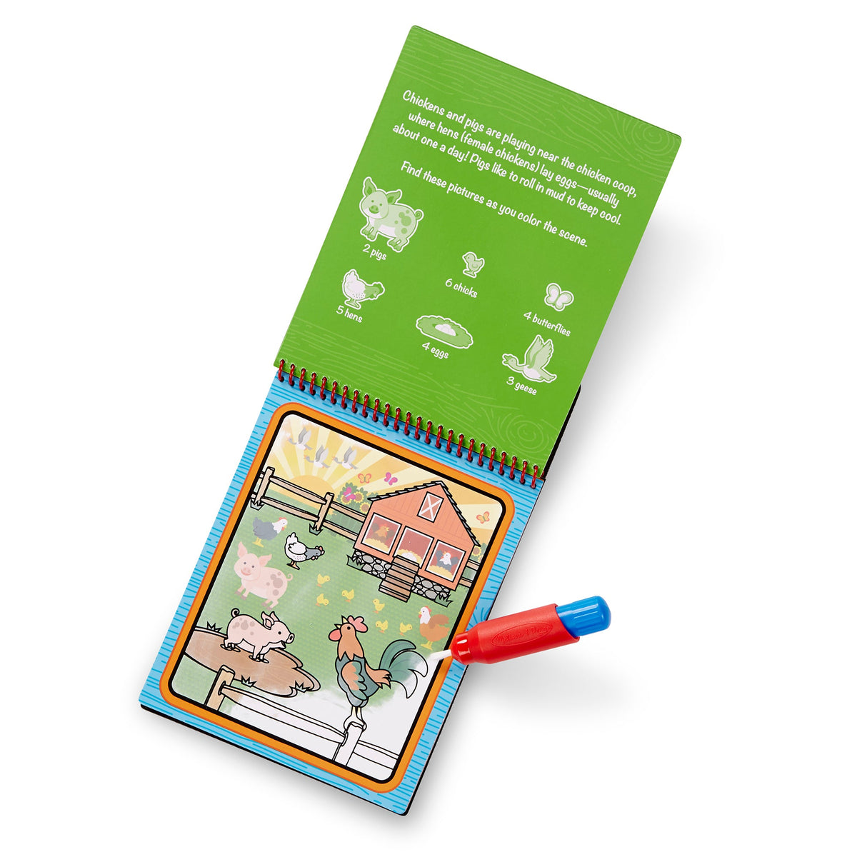 On the Go Water WOW! Color Reveal Pad - Farm