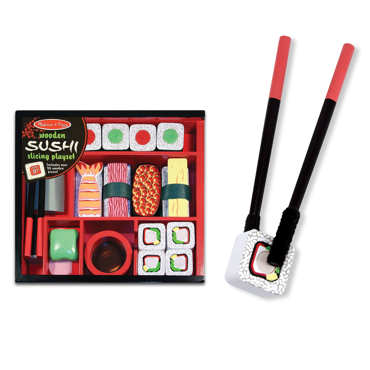 Wooden Sushi Slicing Play Set