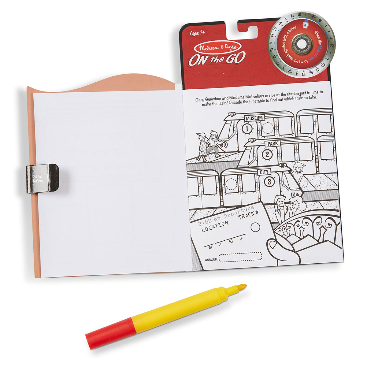 On the Go™ Secret Decoder Activity Books 3-Pack: Slippery Flippers, Runaway Ruby, Game Book